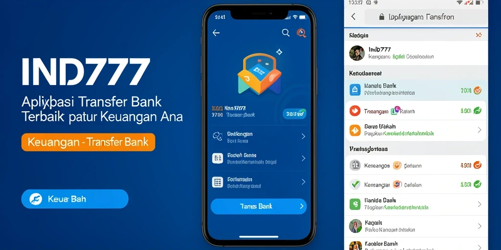 Antarmuka utama IND777 yang intuitif dan user-friendly.