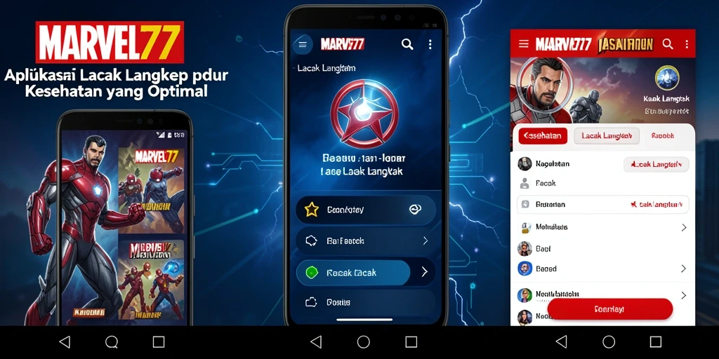 Tampilan antarmuka MARVEL77 yang informatif dan mudah digunakan.