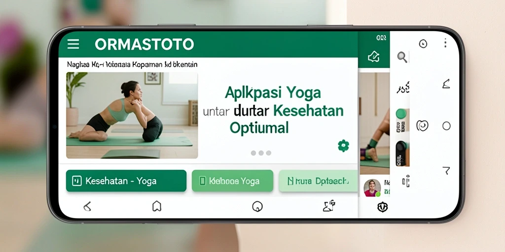 Tampilan antarmuka ORMASTOTO yang sederhana dan informatif.