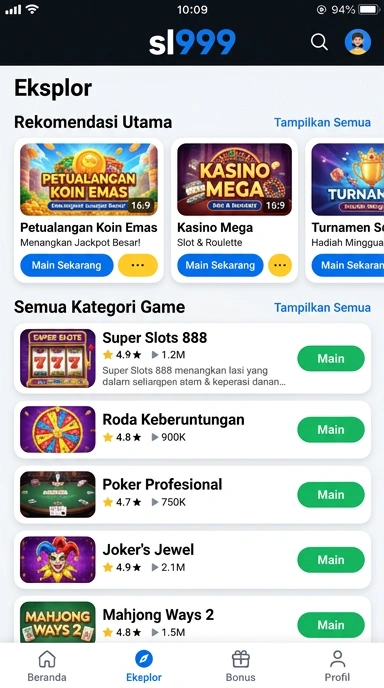 sl999 — Pusat Akses Aplikasi Populer dan Kanal Uji Terpercaya