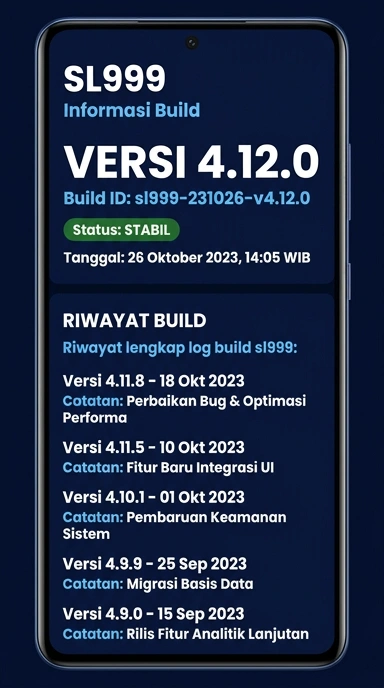 Riwayat Versi sl999 untuk Pengguna Android
